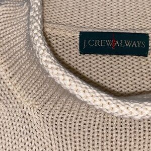 J.Crew cream roll neck vintage style sweater